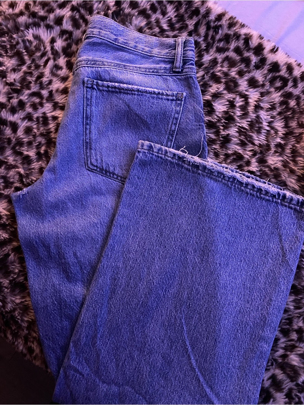 Rewash Straight-Leg Women’s Jeans in Blue Wash